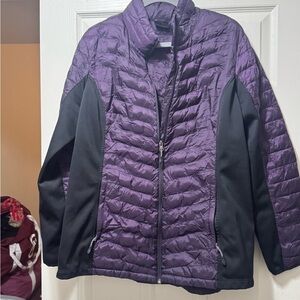 Women's Purple and Black Jacket